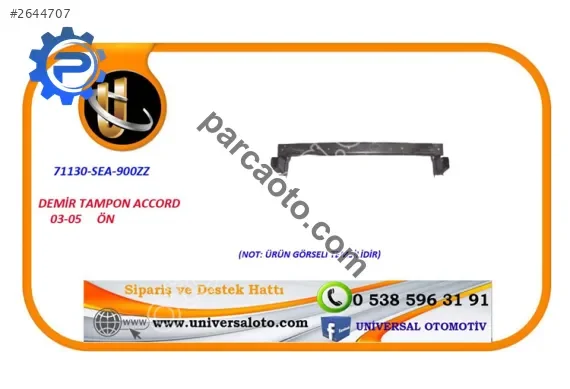 Honda Demir Tampon Accord 03-05 Ön