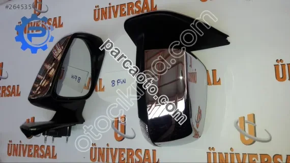 Isuzu Ayna Dikiz D-max 12-16 Sağ (Elektrikli/Sinyalli 8 Fiş Kro