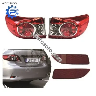 Toyota Corolla Arka Sağ Sol Stop Reflektör Takım 2010-2012