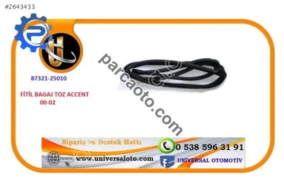 Hyundaı Fitil Bagaj Toz Accent 00-02