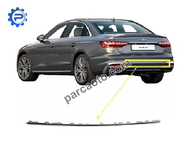 AUDI A4 ARKA TAMPON ÇITASI ORTA S-LİNE GRİ A4 2020- İTHAL 8W085351C