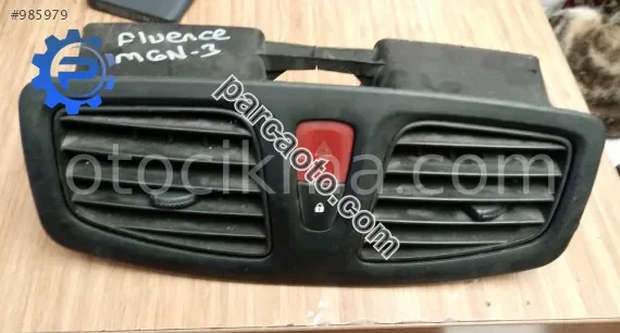 renault megane 3 orta havalandırma difüzör dörtlü düğme