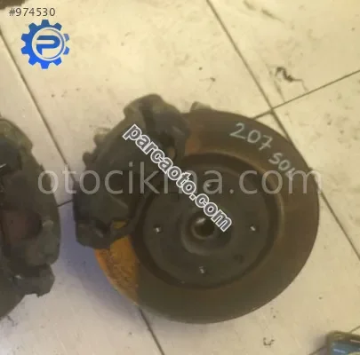peugeot 207 çıkma sol taşıyıcı klaper porya disk