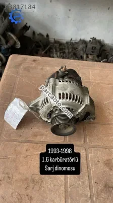 1993-1998 model toyota 1.6 karbüratörlü şarj dinamosu