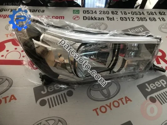 2015-2019 model toyota hılux far
