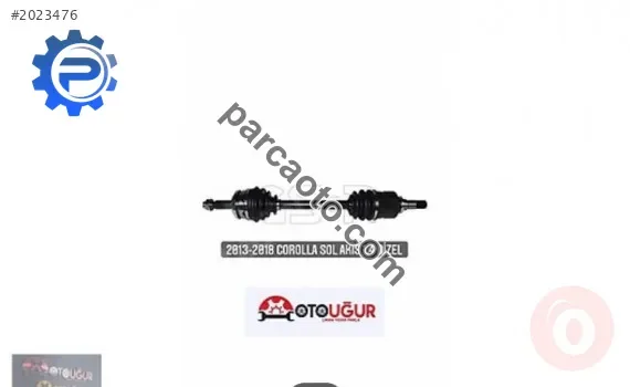 2013-2018 model toyota corolla 1.4 dizel sol aks