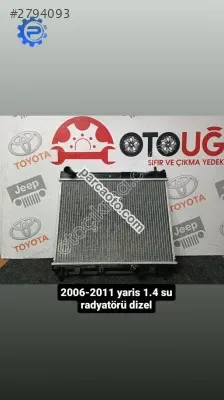 2006-2011 yaris dizel radyatör