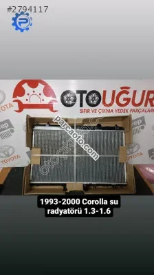 1993-1998 corolla radyatör