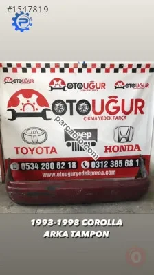 1993-1998 toyota corolla arka tampon çıkma