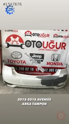 2015-2018 toyota avensis arka tampon çıkma