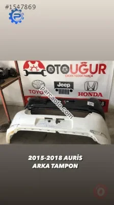 2015-2018 toyota auris arka tampon çıkma