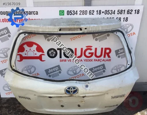 2012-2018 model toyota yaris bagaj kapağı