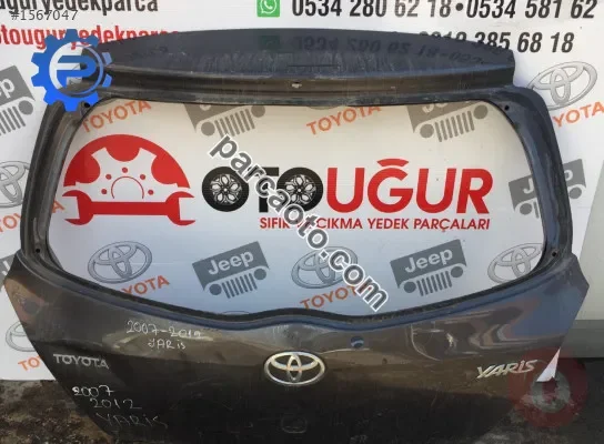 2012-2018 model toyota yaris bagaj kapağı