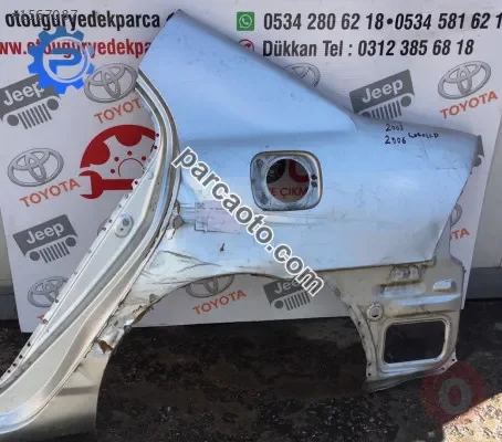 2002-2007 model corolla arka çamurluk