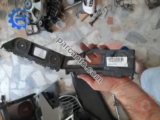 Volkswagen polo- 6- 10/14; arka tampon braketi sol plastik (