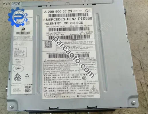A 205 900 37 29 mercedes 205 ece