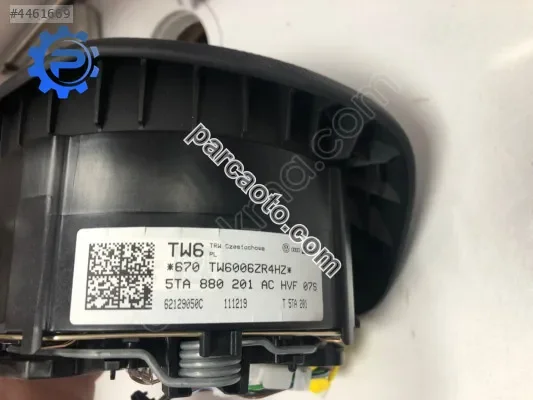 5ta0880201ac vw cady polo tiguan direksiyon airbag sıfır orjinal