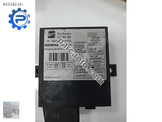 1l0959800 caddy seat inca immobilizer beyni