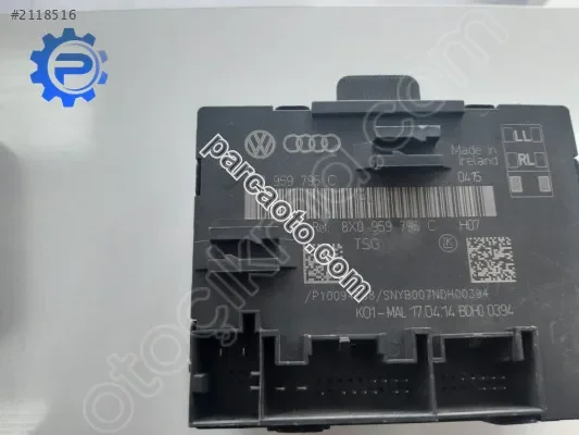 8x0959795c audi q3 2012-2018 sağ arka kapı beyni