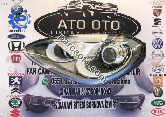 Porsche Cayenne 958 Sol Far Xenon 11-14 orjinal çıkma