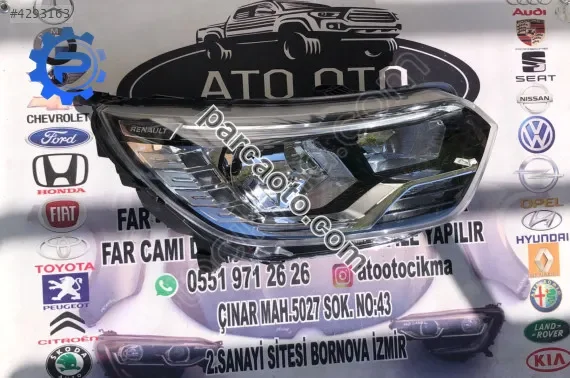 Renault expres orjinal çıkma sağ far