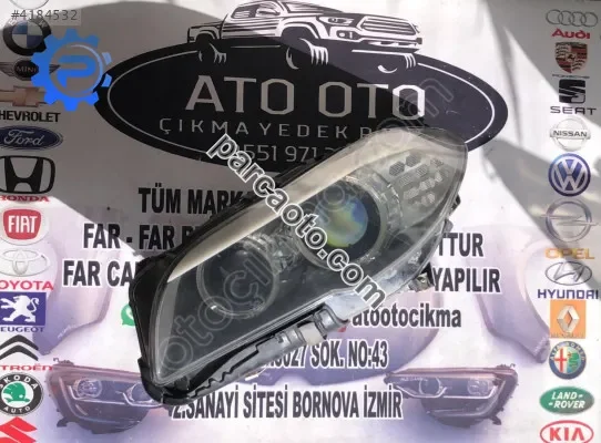 Bmw f10 orjinal çıkma sol far 5 serisi