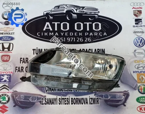 Skoda rapid orjınal cıkma sol far