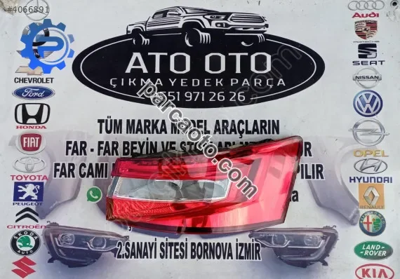 Skoda süper b orjinal cıkma sağ stop