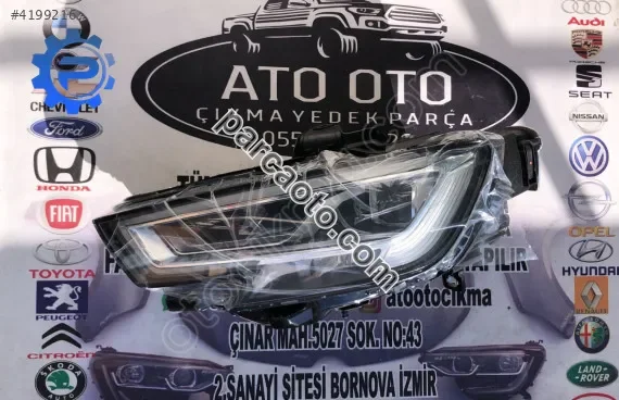 Audi a3 orjinal çıkma sol far sıfır