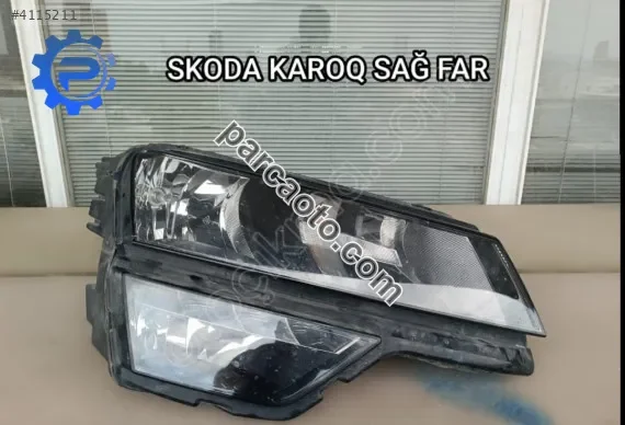 Skoda karoq orjınal çıkma sağ far