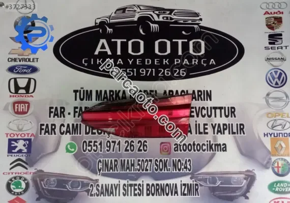 Audi A6   İç Sağ Stop 2019-2022 (Ledli) 4k5945094 orjinal çıkma