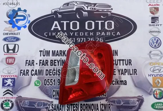 Chevrolet lacetti orjinal çıkma sağ stop