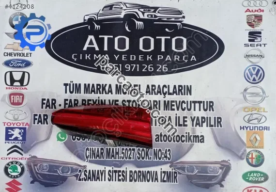 Audi a6 orjinal cıkma sol iç stop b