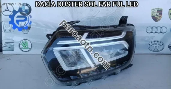 Dacia duster orjınal çıkma sol far