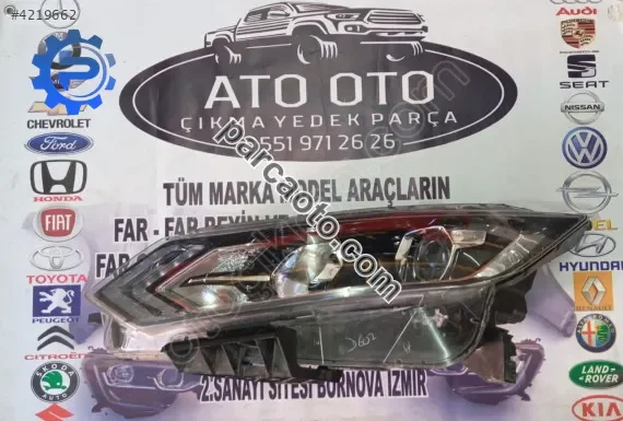 Nissan qashqai orjinal çıkma sol far m