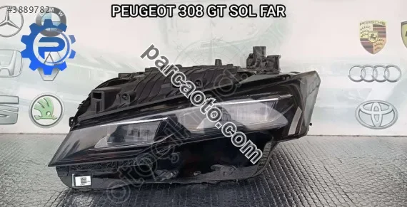 Peugeot 308 gt orjınal çıkma sol far
