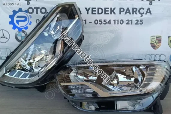 Renault expres orjinal çıkma sağ sol far