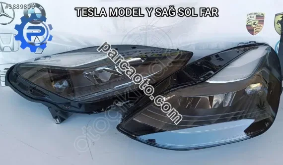 Tesla model y sağ sol çıkma orjinal far