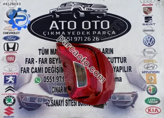 Kıa pıcanto orjinal cıkma sağ stop b