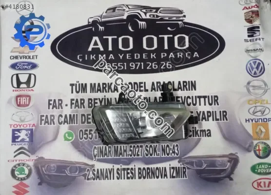 Volkswagen polo orjınal cıkma sag  sıs farı b