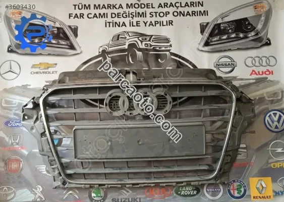 2012-2017 audi a3 ön panjur nikelajlı orjinal çıkma 8v3853037