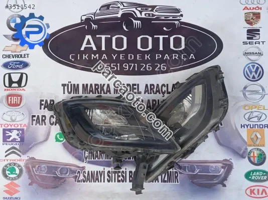 Opel astra j orjinal çıkma sağ sol sis farı