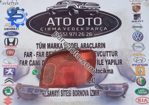 Toyota yaris orjinal çıkma sağ stop