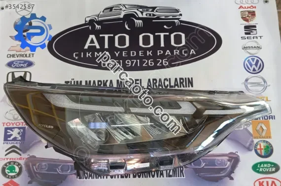 Yeni transit custom orjinal çıkma sağ far