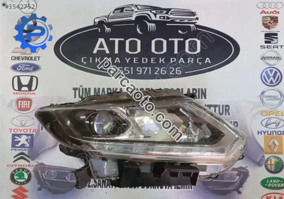 Nissan xtrail orjinal çıkma sağ far