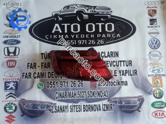 Audi a3 orjinal cıkma sol stop