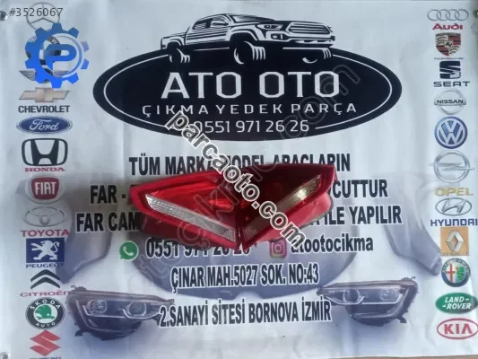 Audi a5 orjınal cıkma sağ sol ıç stop