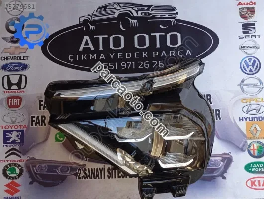 Citroen c4 cactüs orjinal çıkma sol far