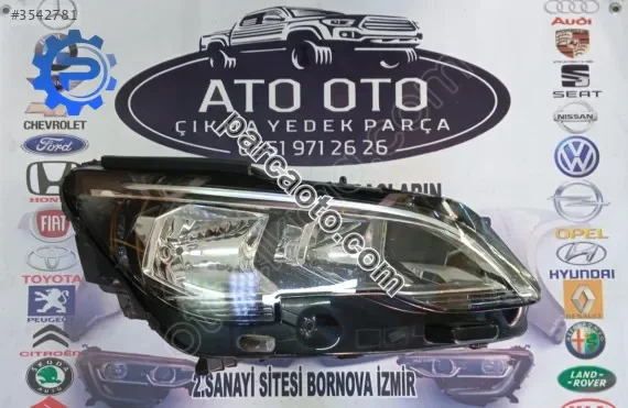 Orjinal peugeot 3008 sağ ön far - çıkma parça