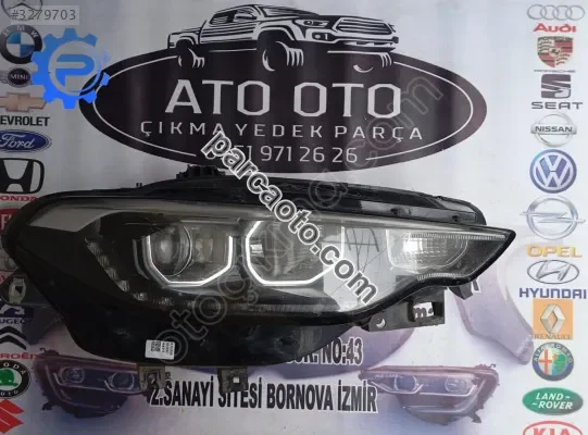 Fiat egea orjinal çıkma sağ far üstü beyaz